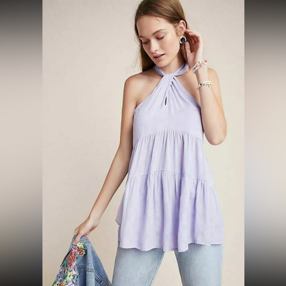 Anthropologie Lavinia Halter Blouse - Picture 1 of 6